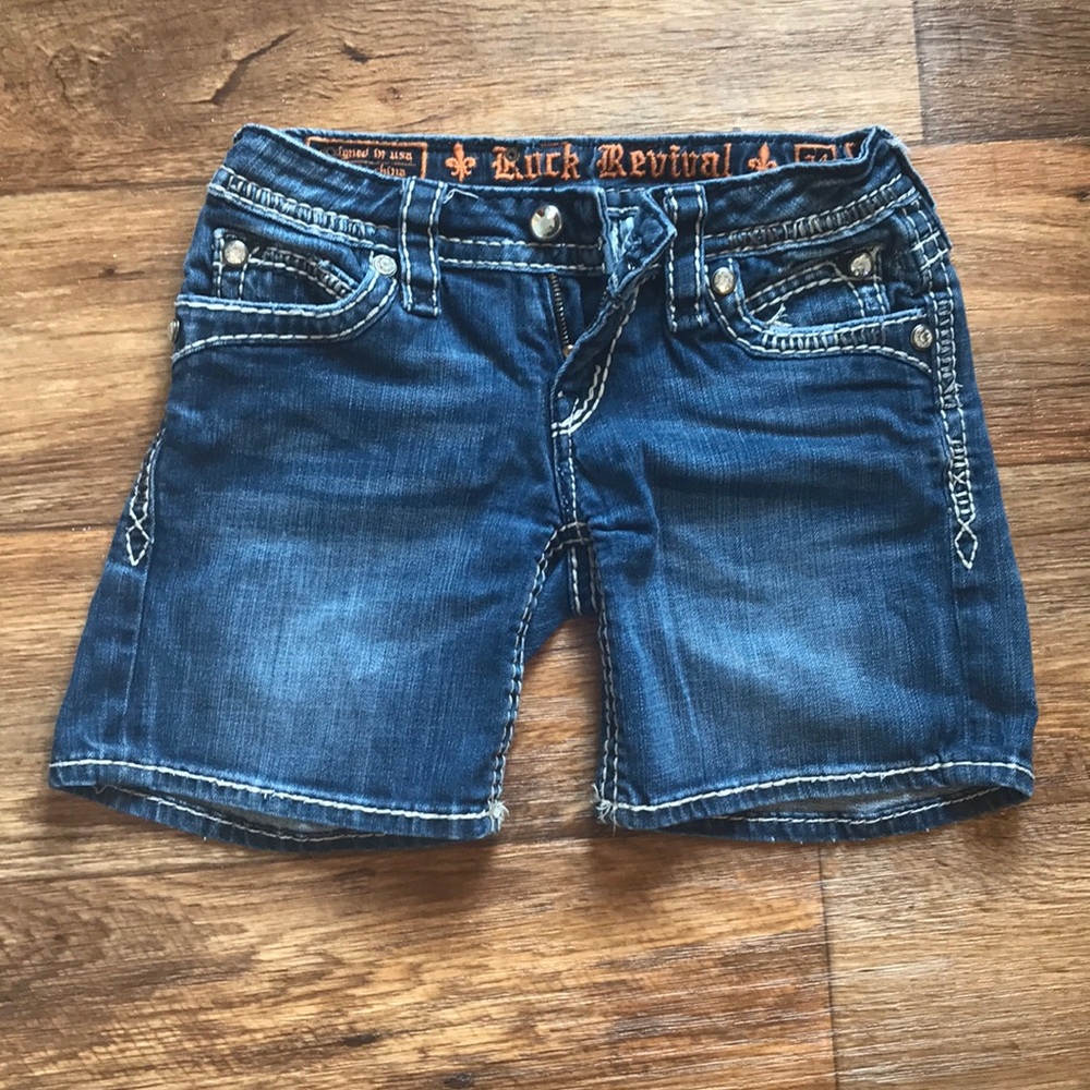 Rock revival luna denim shorts 24